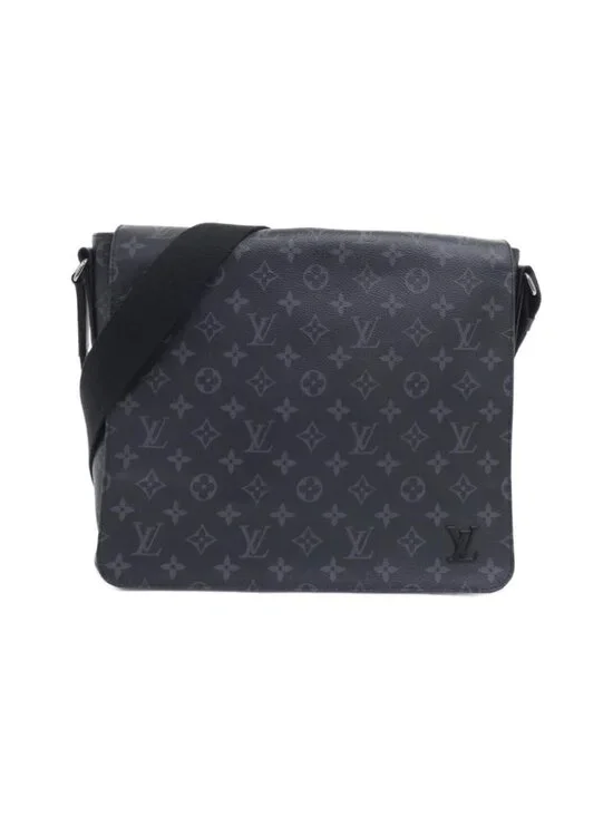 Louis Vuitton Monogram Eclipse District MM Shoulder Bag - Picture 1 of 9